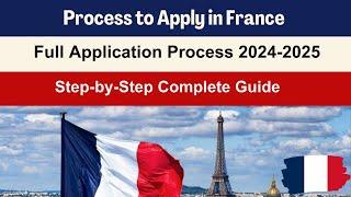 How to Apply Step-by-Step to France Universities | English Programs | Complete Process #Studyfrance