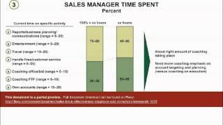 Sales Force Effectiveness - Diagnosis & Correction Framework