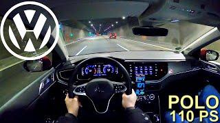 2022 VOLKSWAGEN POLO 1.0 TSI DSG 110 PS NIGHT POV DRIVE TOP SPEED AUTOBAHN (60 FPS) (GPS)