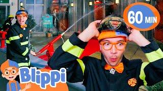 Blippi the Firefighter to the Rescue!️‍ | Blippi & Meekah Challenges and Games for Kids