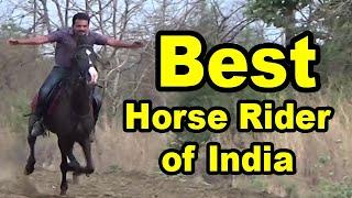 NAFS Director Dr. Sushantkumar Fast Horse Riding | Best Horse Rider of India