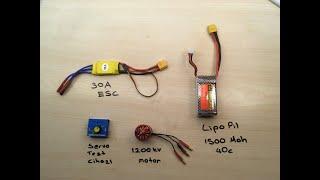 1200kv Brushless Motor Test -30A ESC