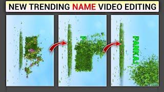 New Trending Name Art Video Editing || Apne Name Ki Video Kaise Banaye?