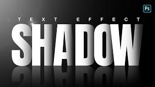 Shadow Text Effect | Photoshop Tutorial