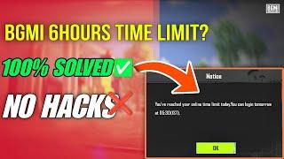 Play more than 6 hours BGMI by using this trick (100% Working)