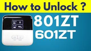 Pocket Wifi 801zt Unlock | 601zt Unlock Pocket Wifi Device Unlock