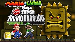 Mario Plays: NEWER SUPER MARIO BROS WII ft. Luigi