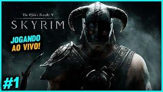 Barreto Jogando Skyrim AO VIVO! Parte #1