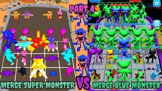 Merge Super Monster vs Merge Master Blue Monster Android Gameplay Part 4