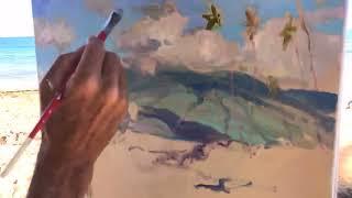 23 Second Painting on the Beach......Art with Jim Freeheart