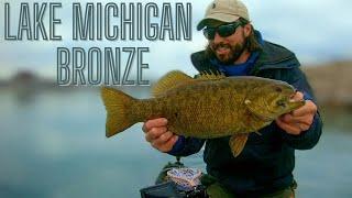 Early Spring Smallmouth on Lake Michigan in a Kayak