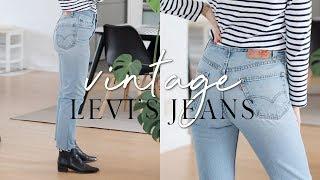 Buying affordable vintage Levi’s jeans + reworking them: step-by-step | Fix your wardrobe series