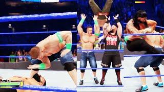 WWE 2K22 JOHN CENA & KEVIN OWENS vs ROMAN REIGNS & SAMI ZAYN