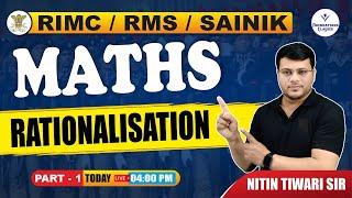 RIMC DECEMBER 2024 -  Rationalization part-1| RIMC Maths Online Class #rimcdecember2024