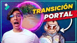 Transición con Portal de la Marmota Espacial | Editar como los mejores YouTubers