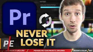 How to Never Lose Your Work in Premiere Pro (Adobe Premiere Pro 2020)