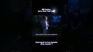 Intervention de #billgates lors d’un #tedtalk sur les #coach