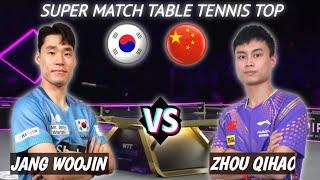 Jang Woojin vs Zhou Qihao WTT Star Contender Bangkok