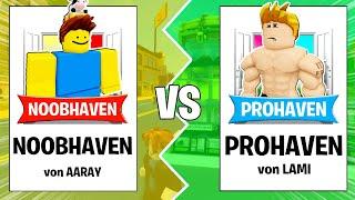 NOOBHAVEN gegen PROHAVEN BAUBATTLE in ROBLOX STUDIO mit LAMI (Roblox Brookhaven RP | Roblox Studio)