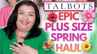 Classy & Elegant Plus Size Try On Haul  What I Found at Talbots for Spring 2024 