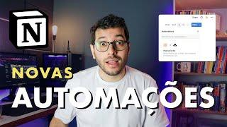 NOVAS AUTOMAÇÕES DO NOTION | Uma atualização incrível!
