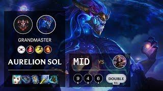 Aurelion Sol Mid vs LeBlanc - KR Grandmaster Patch 10.4