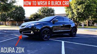 ACURA ZDX: How To Keep a Black Car Clean | Weekly Car Wash Tips