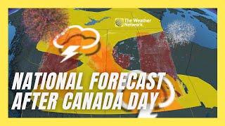 National Weather Forecast Post-Canada Day 2024