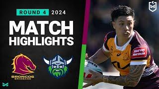 NRLW 2024 | Broncos v Raiders | Match Highlights