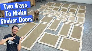 2 Ways to Make Shaker Style Doors // Kitchen Remodel Part 1