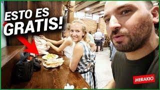 EN ESTE BAR LA COMIDA ES GRATIS!!!! - MADRID