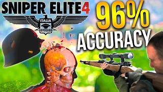 SNIPER ELITE 4 SOLO CAMPAIGN 96% ACCURACY | Sniper Elite 4 PC Gameplay Walkthrough