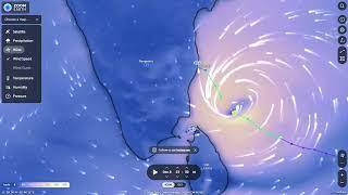 Cyclone Mandous | LIVE Weather Map, Storm Tracker, Rain Radar | Zoom Earth