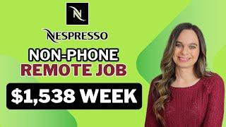 Nespresso Paying $65,000 - $80,000 Year To Answer Social Media Messages & Reviews Working From Home!