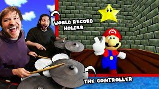 Speedrunning Games with a Drum Set