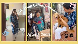 Indian Trip 2024: Meeting Grandparents after 3 years | Kannada Vlog