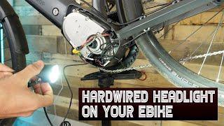 Installing an EBike Light To Run Off Your Battery / MagicShine ME2000