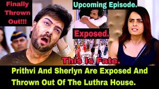 Sherlyn And Prithvi Are Finally Thrown Out Of The Luthra House After Rishab Expose Them| Zee World.
