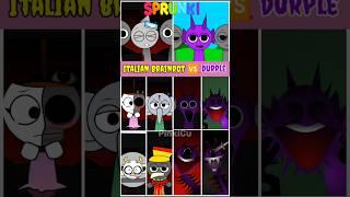 ITALIAN BRAINROT  DURPLE Phase 1 4 8 9 10#sprunki#incrediboxsprunki #italianbrainrot #durple