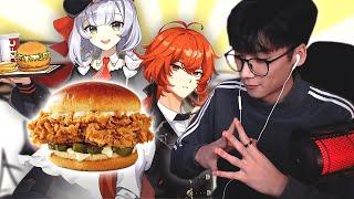 Genshin Player Tries NEW KFC Sandwich