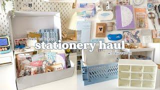 back to school stationery haul ️ w/ journalsay