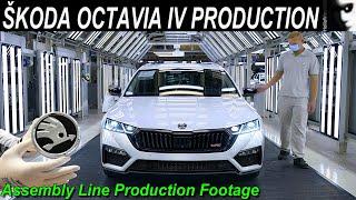  ŠKODA OCTAVIA 4 Production | Produktion Assembly Line Plant Footage Octavia RS iV Estate Limousine