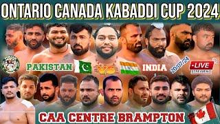  Live Pakistan  India | Ontario, Canada Kabaddi Cup 2024