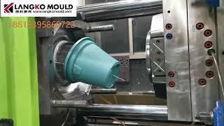 plastic injection flower pot mould, plastic flower pot mould factory, flower pot mould supplier