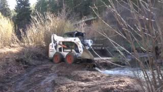 Stuck Bobcat Skid Steer SELF Recovery - World's best  method