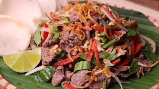 Bò Tái Chanh - Nhanh - Gọn - Đơn giản - Thiệt Thơm, Thiệt Ngon