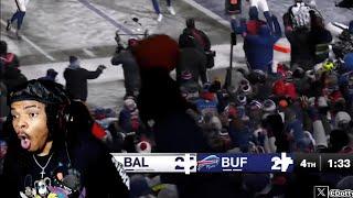 HE SOLD THE WHOLE SEASON!!! BILLS vs RAVENS Full Highlights (reaction)