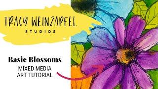 Basic Blossoms (Beginner Watercolor Art Tutorial)