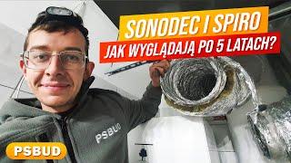 Rekuperacja - Jak wyglądają kanały sonodec i spiro po kilku latach?