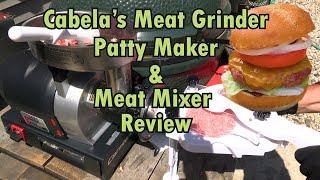 Cabela's Meat Grinder - Burger Patty Maker - 20-lb. Meat Mixer - Review